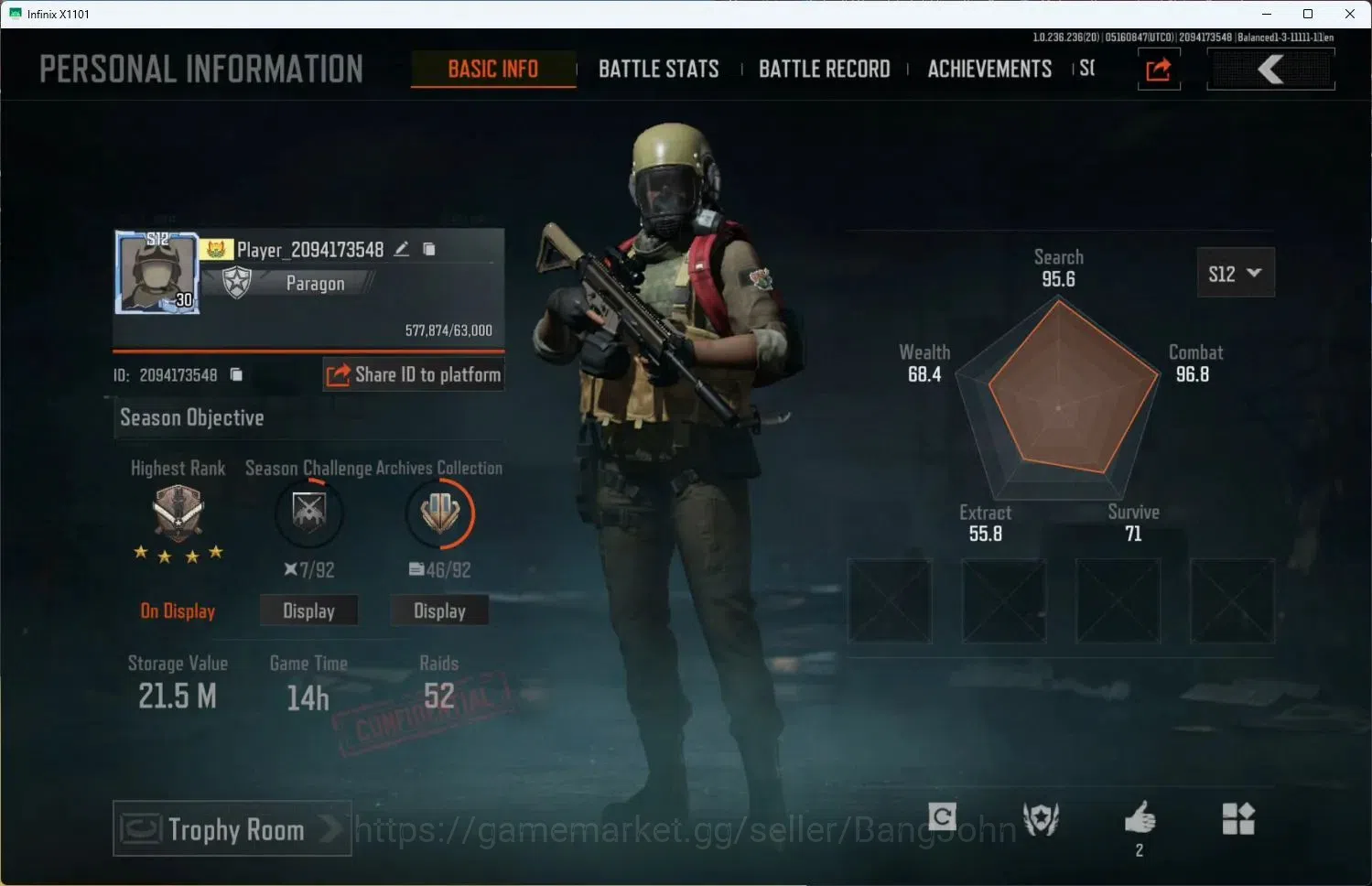 Arena Breakout Accounts MOBILE| LVL 30 | SV 21,5M | CV 18,8M | Squire VSS, image 1