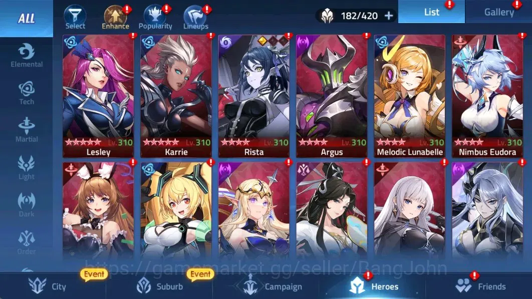 Mobile Legends: Adventure Accounts Global |LV 141| 49153k Power |VIP 9| Camp 54-16 |3 image 5
