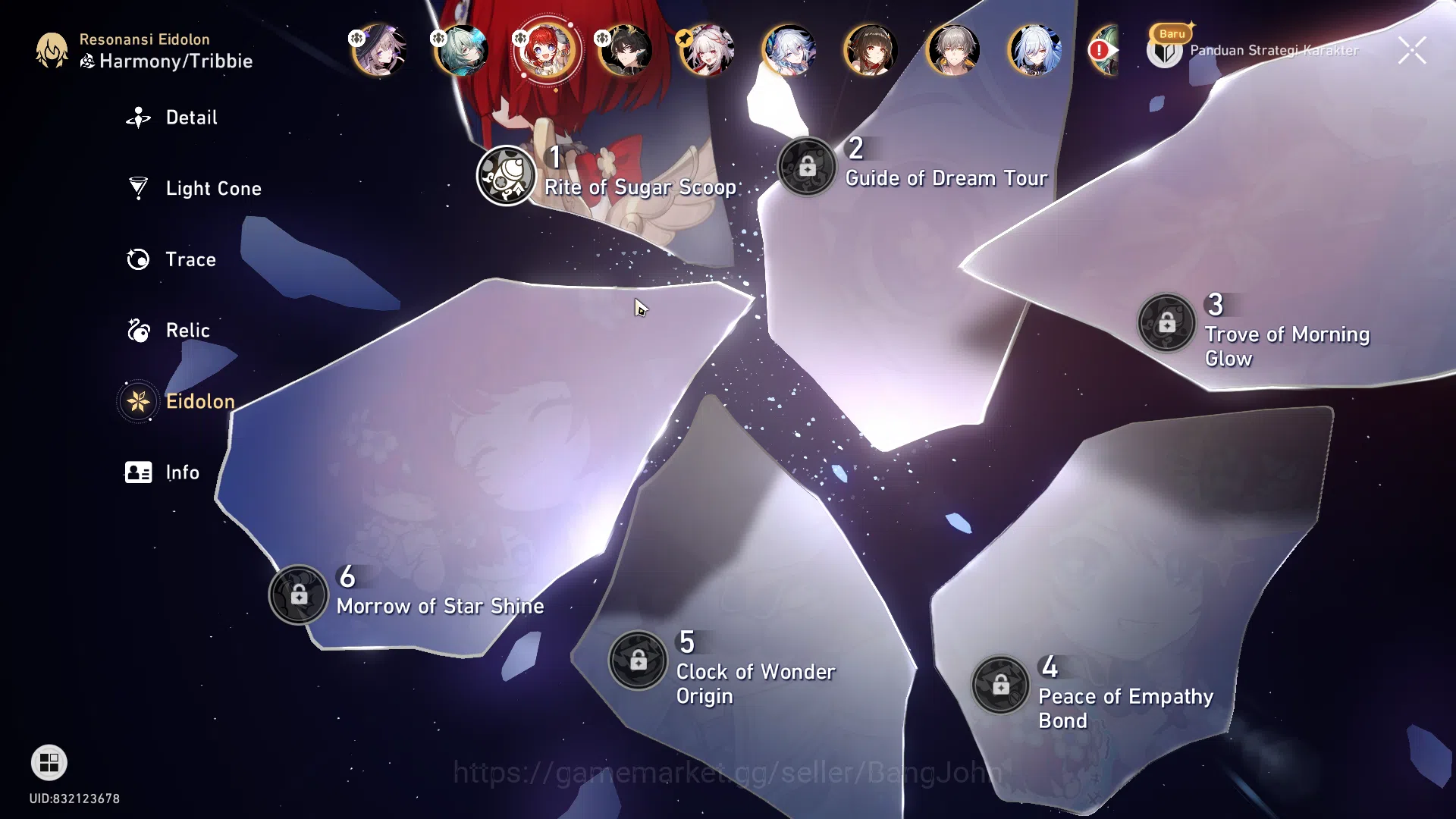 Honkai Star Rail Accounts ASIA | TL 70 | MC Male | The Herta Sign, Anaxa Sig image 3