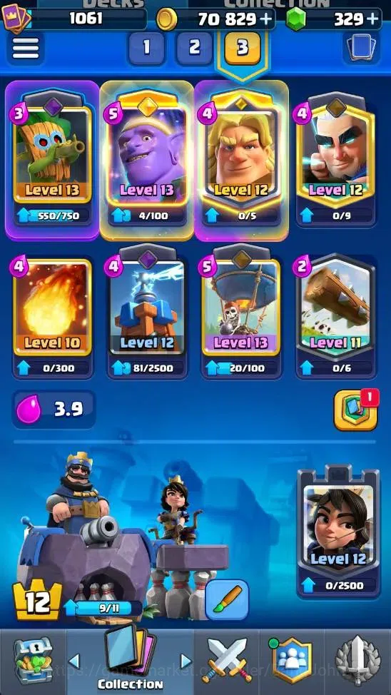 Clash Royale Accounts Mobile |KTL 12|Trophy 7000|4 Evo|2 Heroes|3 Champ  image 4