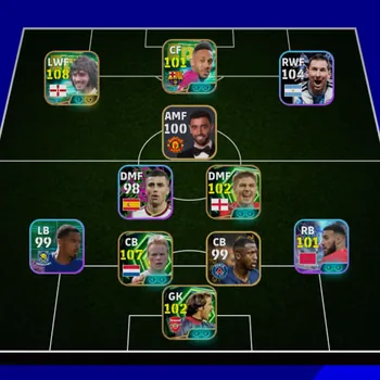 eFootball Accounts Legends & Iconic Players EFOOTBALL COLLECTIVE STRENGTH 3136 • KOEMAN 107 • GEORGE BEST 108 • READY TO