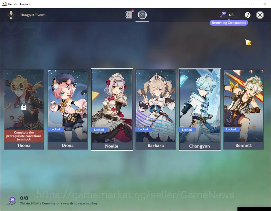 Genshin Impact Accounts ASIA|AR 29|1 Limit + 2 (*5 Standard)| Lohen |Mona, image 14
