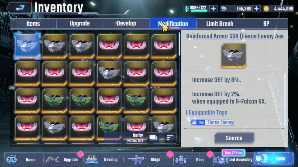 SD Gundam G Generation ETERNAL Accounts [Global]Rank 37|155K DM| 6 UR | Striker Custom,Gundam Ez8,Nu Gundam,Narrative,Gundam 8