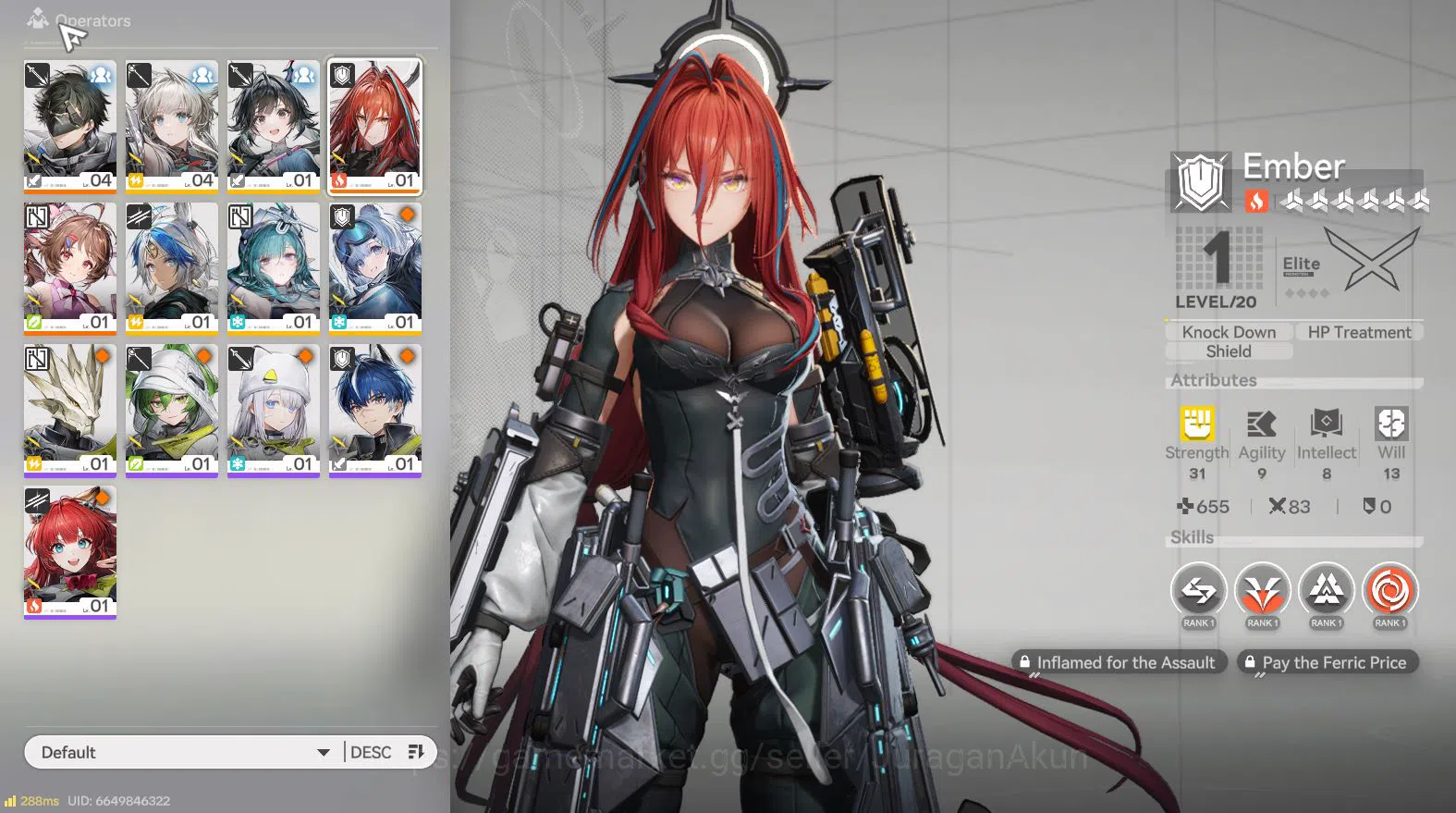 Arknights: Endfield Accounts NA/EU|Fresh Starter + Meta SSR Ember & Ardelia + 5 image 1
