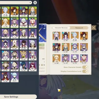 Genshin Impact Accounts Others Asia|AR 55|Rate On|4 Limited + 4(*5 Weapon)|Odette,Columbina,Citlali,Chiori|Female MC|Take