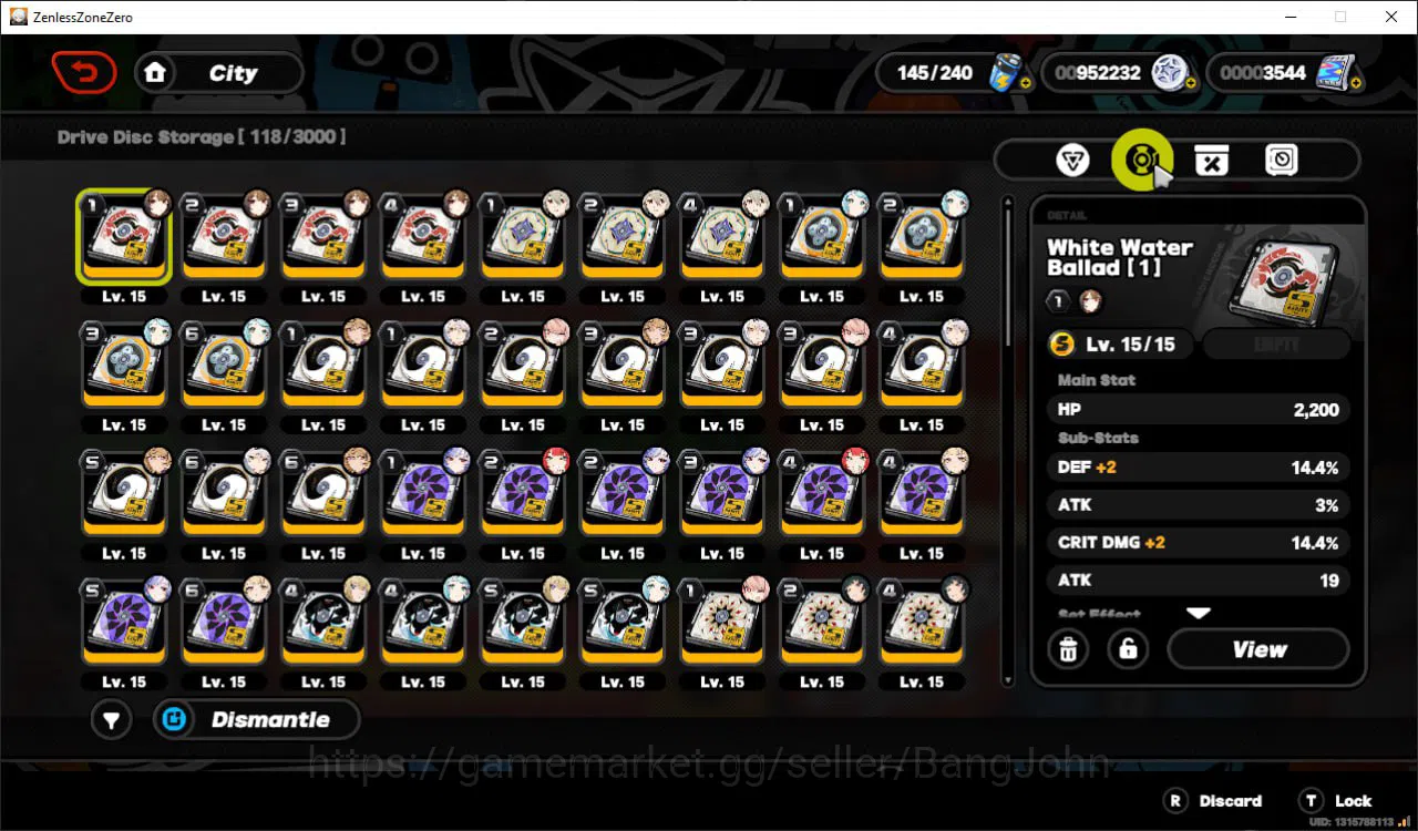 Zenless Zone Zero Accounts ZZZ Asia Lvl 58 - Ye Shunguang M2 + Sign | 3 Top S image 15