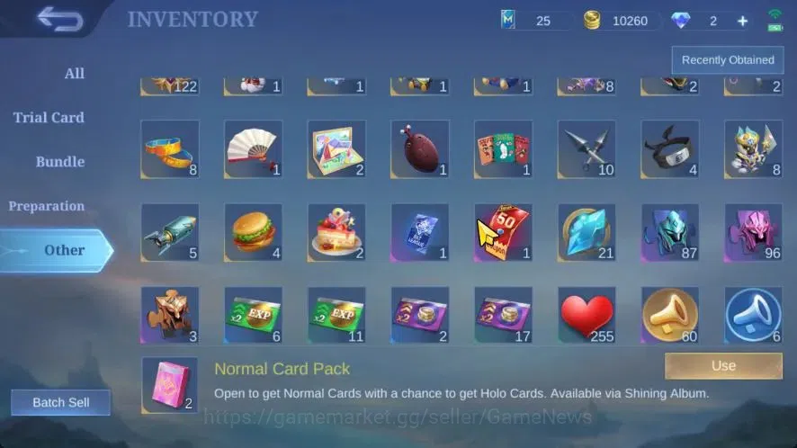 Mobile Legends: Bang Bang Accounts Hero 88|Skin 121|Highest Glory 71|Tigreal Lightbor image 19
