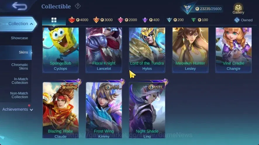 Mobile Legends: Bang Bang Accounts Hero 88|Skin 121|Highest Glory 71|Tigreal Lightbor image 6