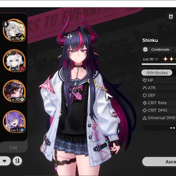 Neverness to Everness Accounts GLOBAL SEA|HL 51|TL 39|11 S-Class 4 Lmt[(ShinkuA1+Skin,Lacrimosa,Hotori)+Sign,Nanally]|5