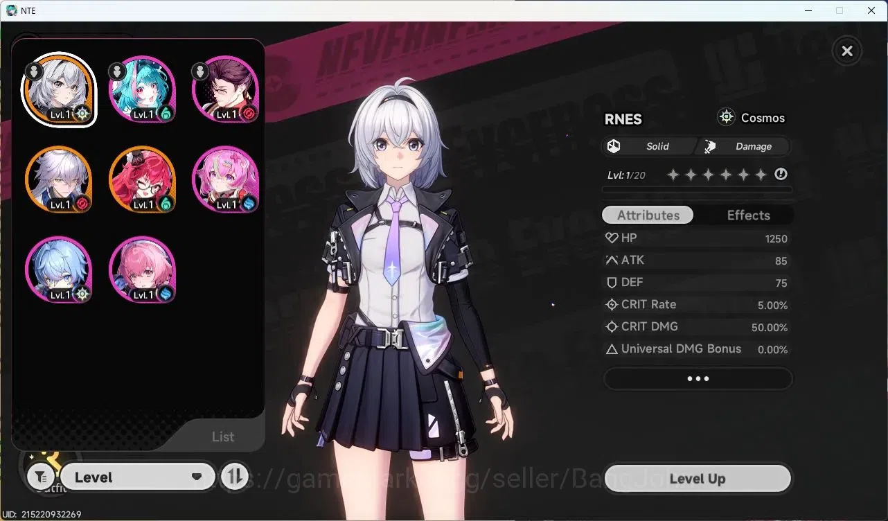 Neverness to Everness Accounts NA | Starter | Hunter Lv 3 | 2 S-Clash (Nanally &  image 14