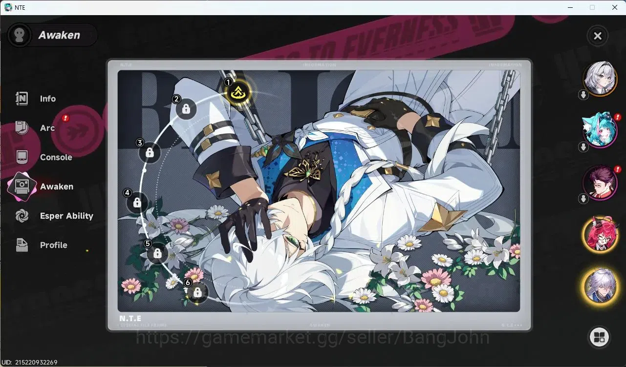 Neverness to Everness Accounts NA | Starter | Hunter Lv 3 | 2 S-Clash (Nanally &  image 3