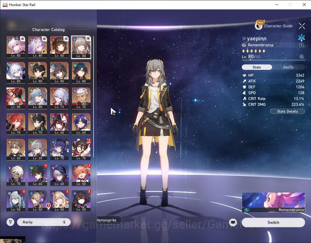 Honkai Star Rail Accounts Asia|TL 66|13 Limited|[Yao Guang]+Sign,Castorice,E image 4