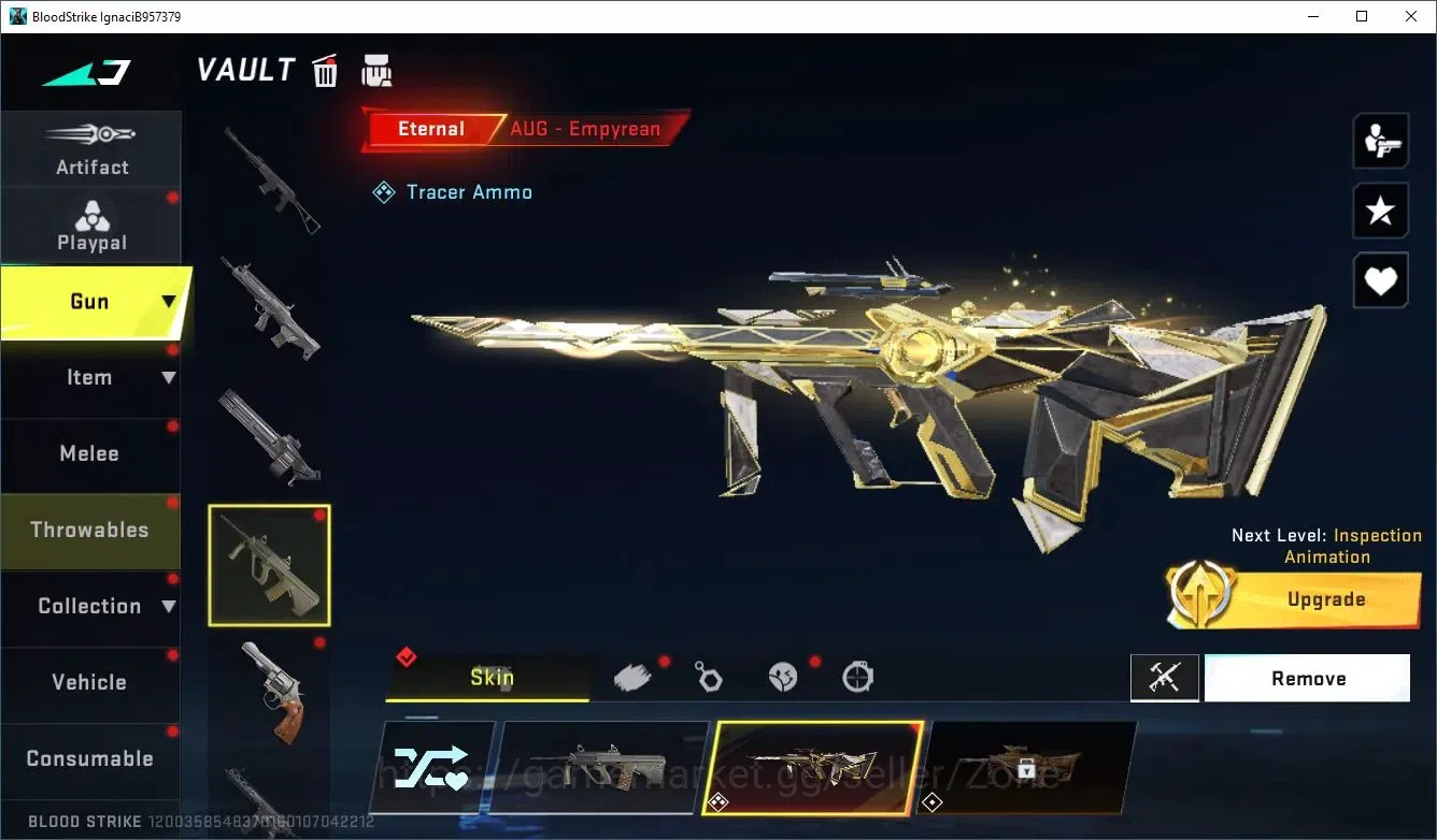 Blood Strike Accounts ASIA|1 ETERNAL: AUG Empyrean|4 Guns|1 ULTRA Loot C image 2