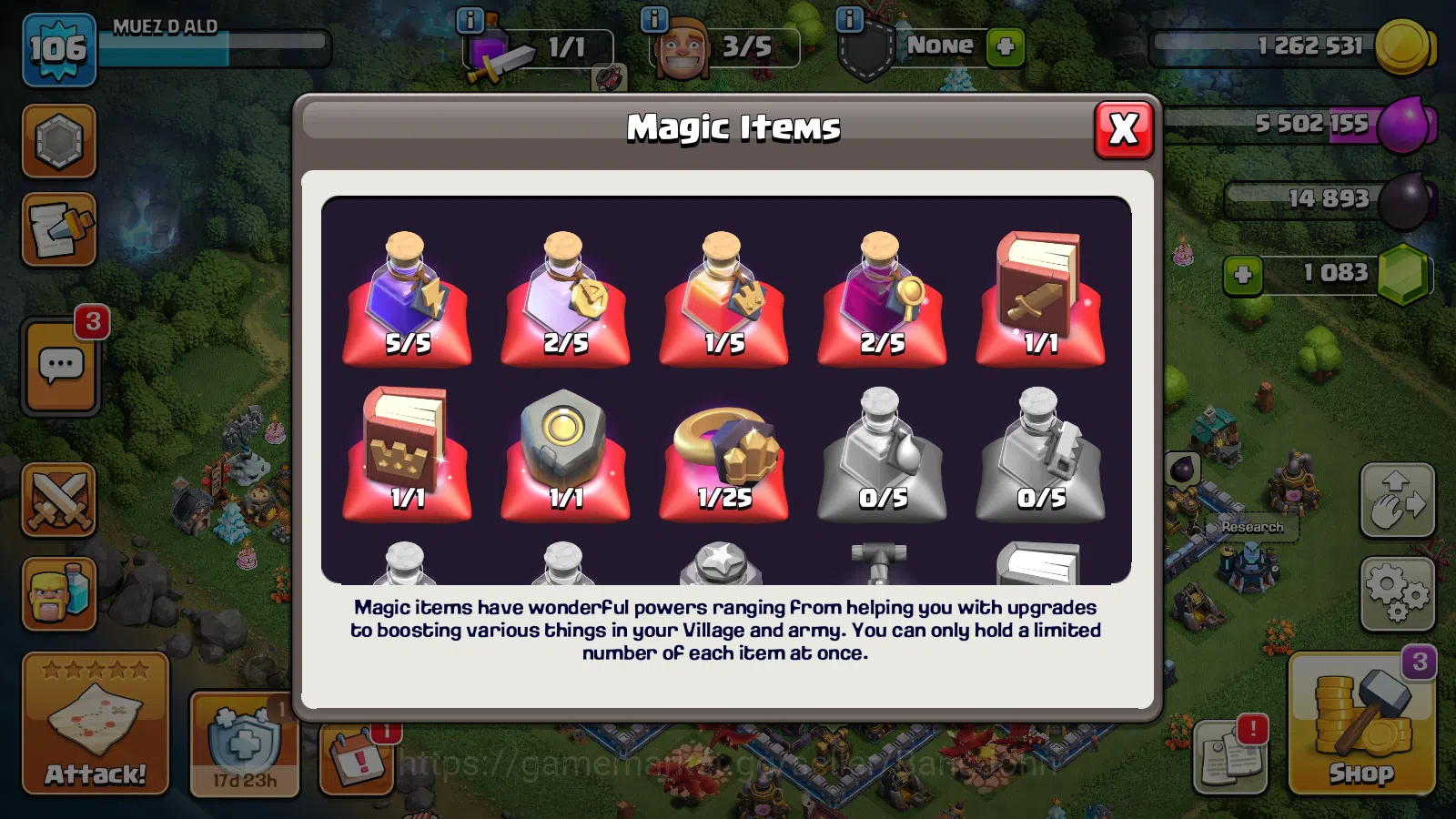 Clash of Clans Accounts TH 14-BH 6|LVL 106|HH7|BK 56,AQ 60,MP37,GW34,RC8 C image 2