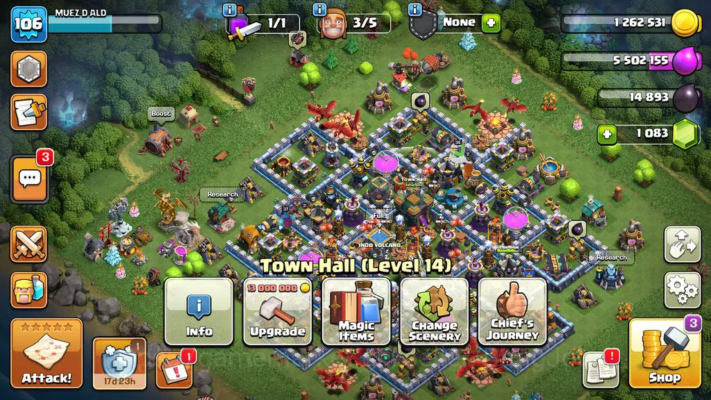 Clash of Clans Accounts TH 14-BH 6|LVL 106|HH7|BK 56,AQ 60,MP37,GW34,RC8 C image 11