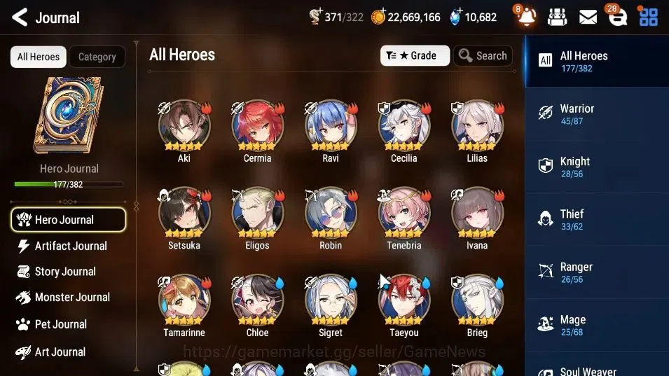 Epic Seven Accounts ASIA UnVerif|15ML(Sheperd Dark Diene,Rhiana&Luc,Be image 7