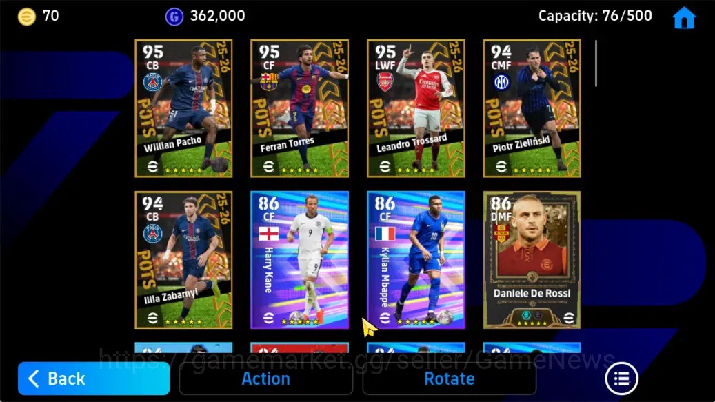 eFootball Accounts Android|Epic Daniele De Rossi,Andres Iniesta,Showt image 3