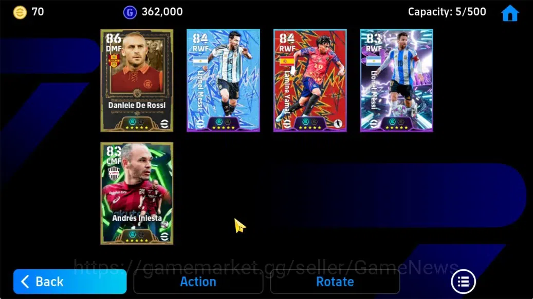 eFootball Accounts Android|Epic Daniele De Rossi,Andres Iniesta,Showt image 6