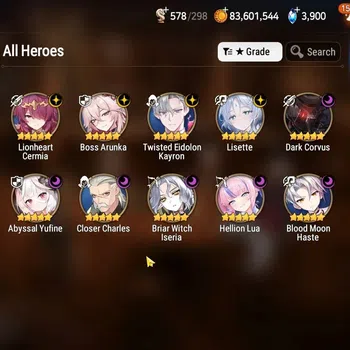 Epic Seven Accounts Starter GLOBAL UnVerif|New Era|10 ML(Lisete,BArunka,BW ISeria,Etc)+AUBE,Aubade,Setsuka,Etc|AUTO W|3,9K