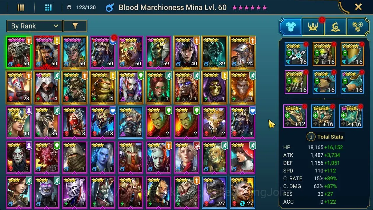 Raid: Shadow Legends Accounts Mid-Game Lv.43 Power 675,9K|2 Mythic: Blood Marchioness Mina,Arne the White|13 Legend 1