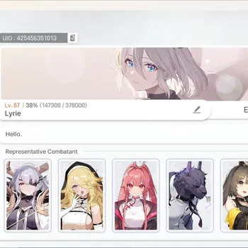 Chaos Zero Nightmare Accounts Global|Lv.57|13 SSR [Narja E1,Nine E1,Sereniel E2,Chizuru E2,Yuki]+Sign,Magna E3,Khalipe