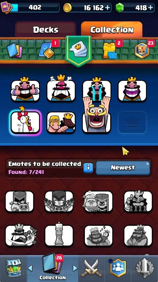 Clash Royale Accounts High-End Lvl 402|KTL 9|Trophy 3041|418 Gems|Card 48/122|1 Hero 4 EVO 11 Epic 18 Rare 19 Common|3 Wild 7