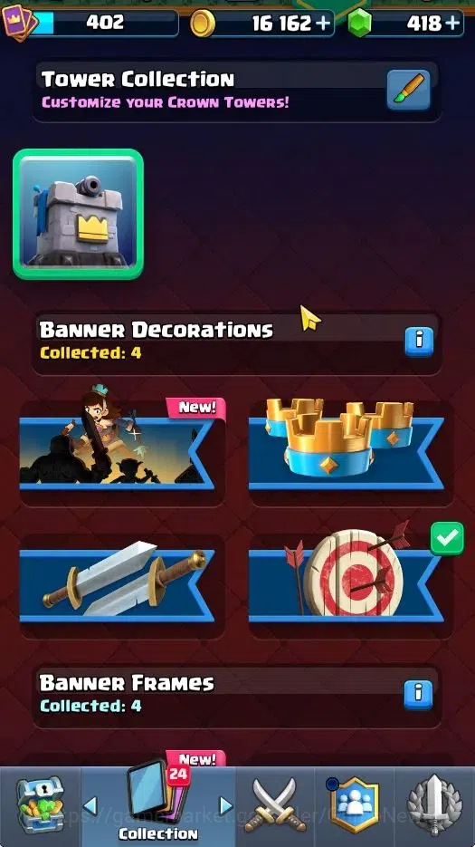 Clash Royale Accounts High-End Lvl 402|KTL 9|Trophy 3041|418 Gems|Card 48/122|1 Hero 4 EVO 11 Epic 18 Rare 19 Common|3 Wild 8