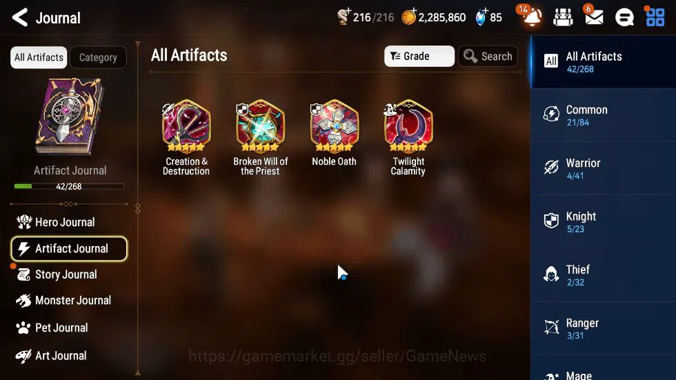 Epic Seven Accounts Starter GLOBAL Unverif|4 ML(AstroM Elena,SageBalSezn,Req Roana,Judge Kise)+Aram,Iseria,Etc|Poh+Bless 6