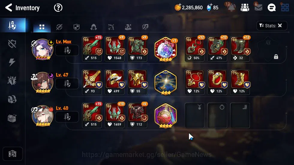 Epic Seven Accounts Starter GLOBAL Unverif|4 ML(AstroM Elena,SageBalSezn,Req Roana,Judge Kise)+Aram,Iseria,Etc|Poh+Bless 7