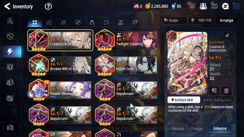 Epic Seven Accounts Starter GLOBAL Unverif|4 ML(AstroM Elena,SageBalSezn,Req Roana,Judge Kise)+Aram,Iseria,Etc|Poh+Bless 9