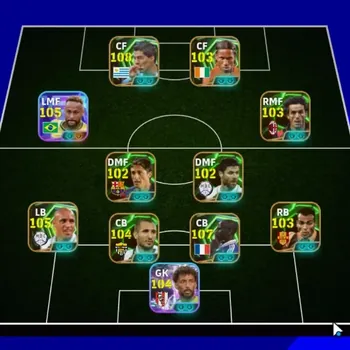 eFootball Accounts Legends & Iconic Players Android|19 Epic Lilian,Luis Suarez,Roberto Carlos,Giorgio Chiellini,Didier