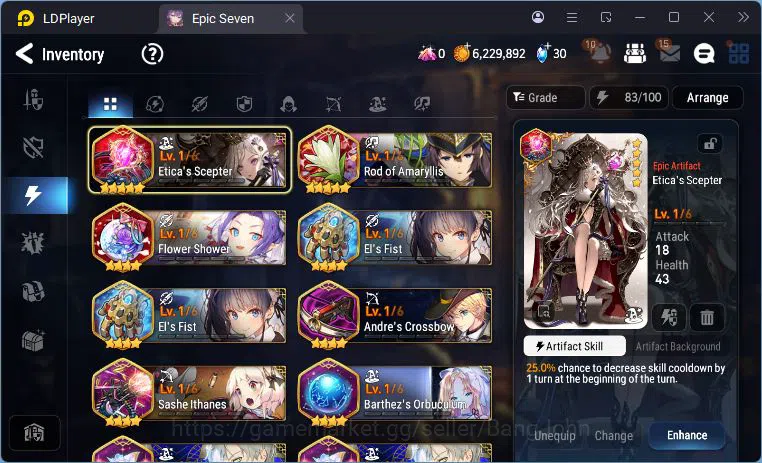 Epic Seven Accounts Global Unverif | 2 ML | Tieria | Judge Kise | Vic image 11