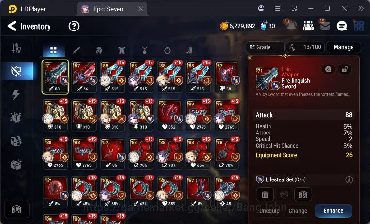 Epic Seven Accounts Global Unverif | 2 ML | Tieria | Judge Kise | Vic image 12