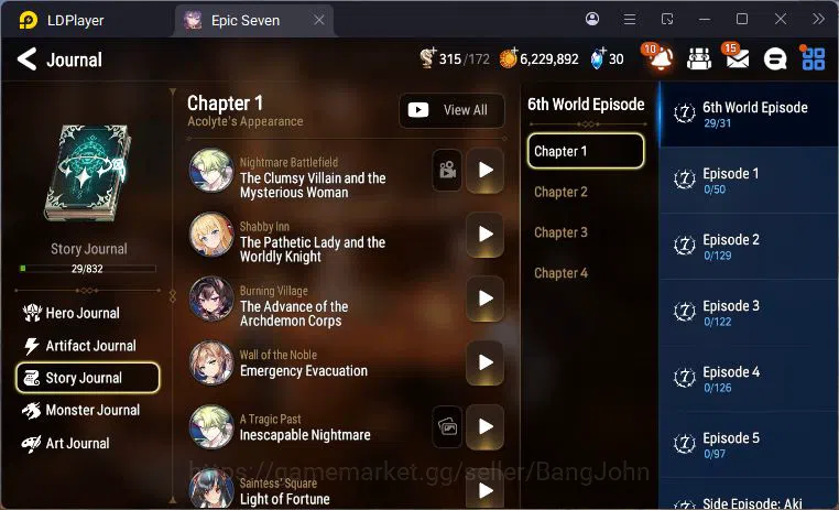 Epic Seven Accounts Global Unverif | 2 ML | Tieria | Judge Kise | Vic image 16