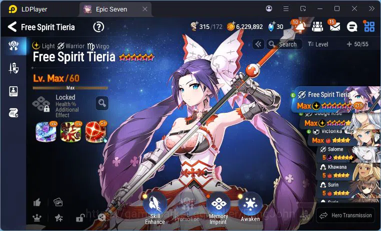 Epic Seven Accounts Global Unverif | 2 ML | Tieria | Judge Kise | Vic image 20