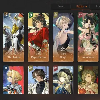 Reverse: 1999 Accounts Midgame Global|Lv 65|Team Dynamo & Plant|25 SSR 5 Limited|(The Twins,Paper Heron,Beryl,Anjo