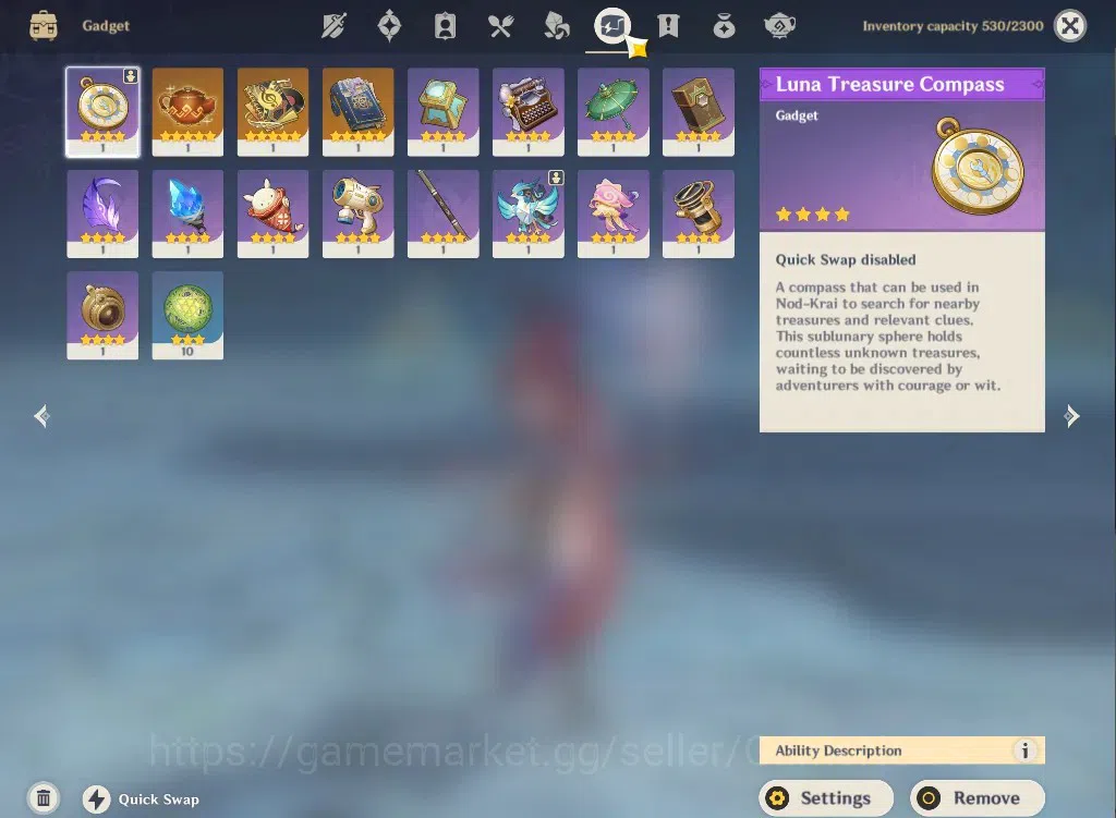 Genshin Impact Accounts ASIA|AR54|4Limited+1(*5Weapon)|Zibai,Chasca,Raiden image 12