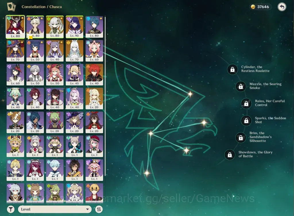 Genshin Impact Accounts ASIA|AR54|4Limited+1(*5Weapon)|Zibai,Chasca,Raiden image 3