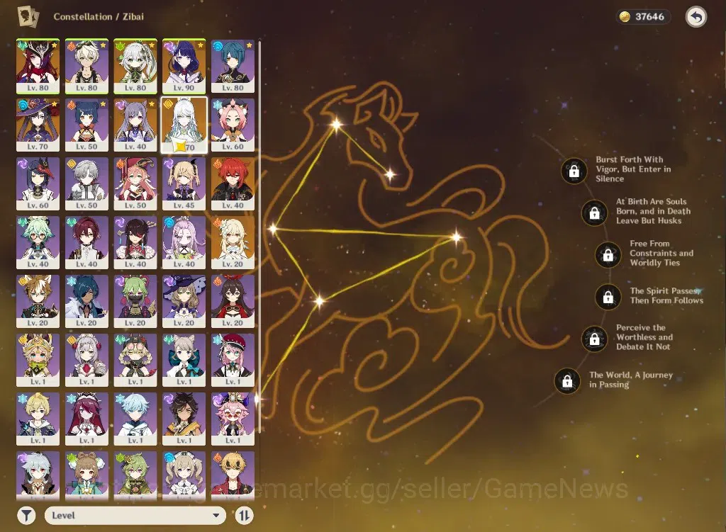 Genshin Impact Accounts ASIA|AR54|4Limited+1(*5Weapon)|Zibai,Chasca,Raiden image 5