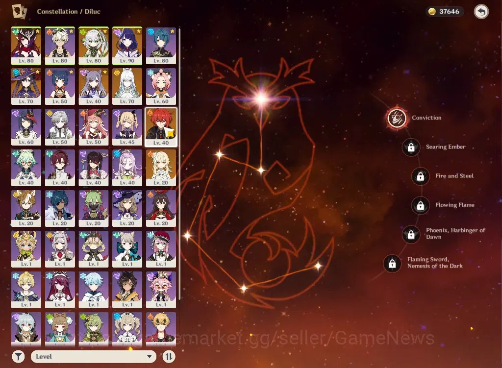 Genshin Impact Accounts ASIA|AR54|4Limited+1(*5Weapon)|Zibai,Chasca,Raiden image 7