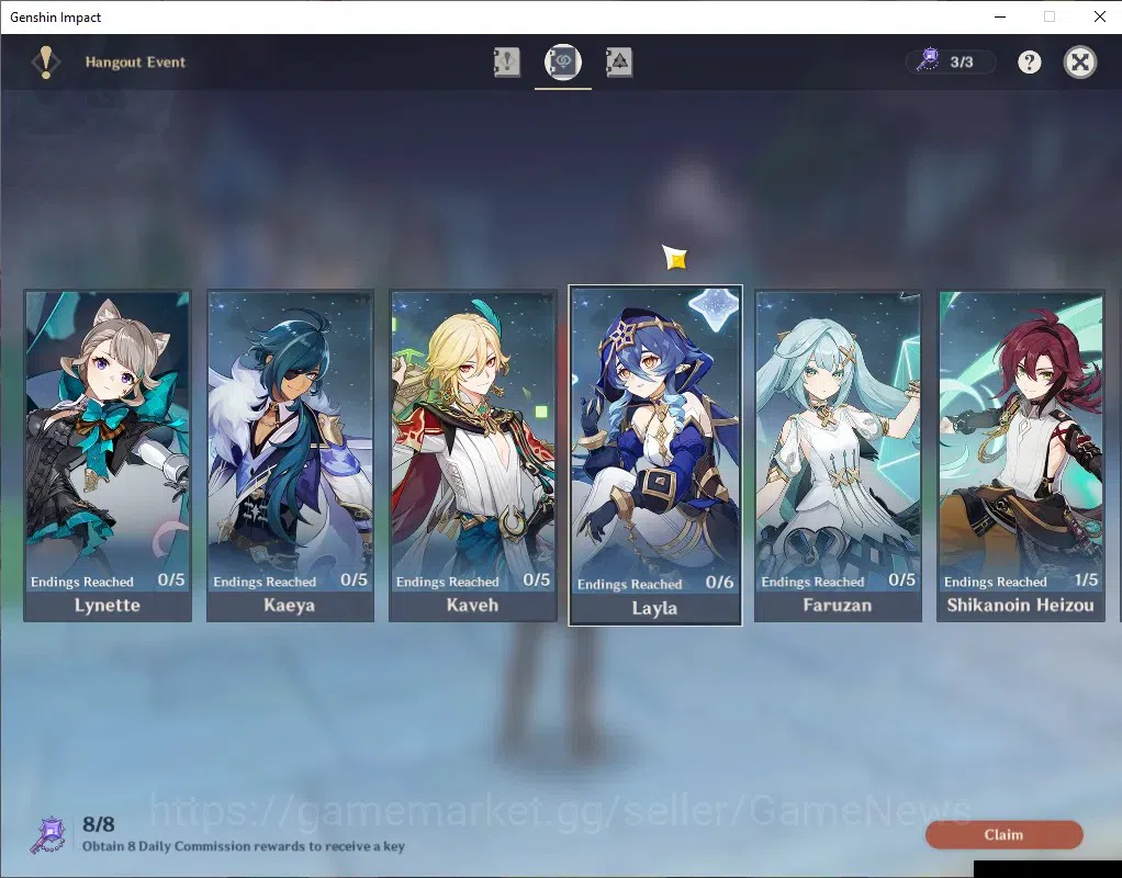 Genshin Impact Accounts ASIA|Free HSR+HI3|AR 57|11 Limited+ 6(*5 Weapon)|L image 19