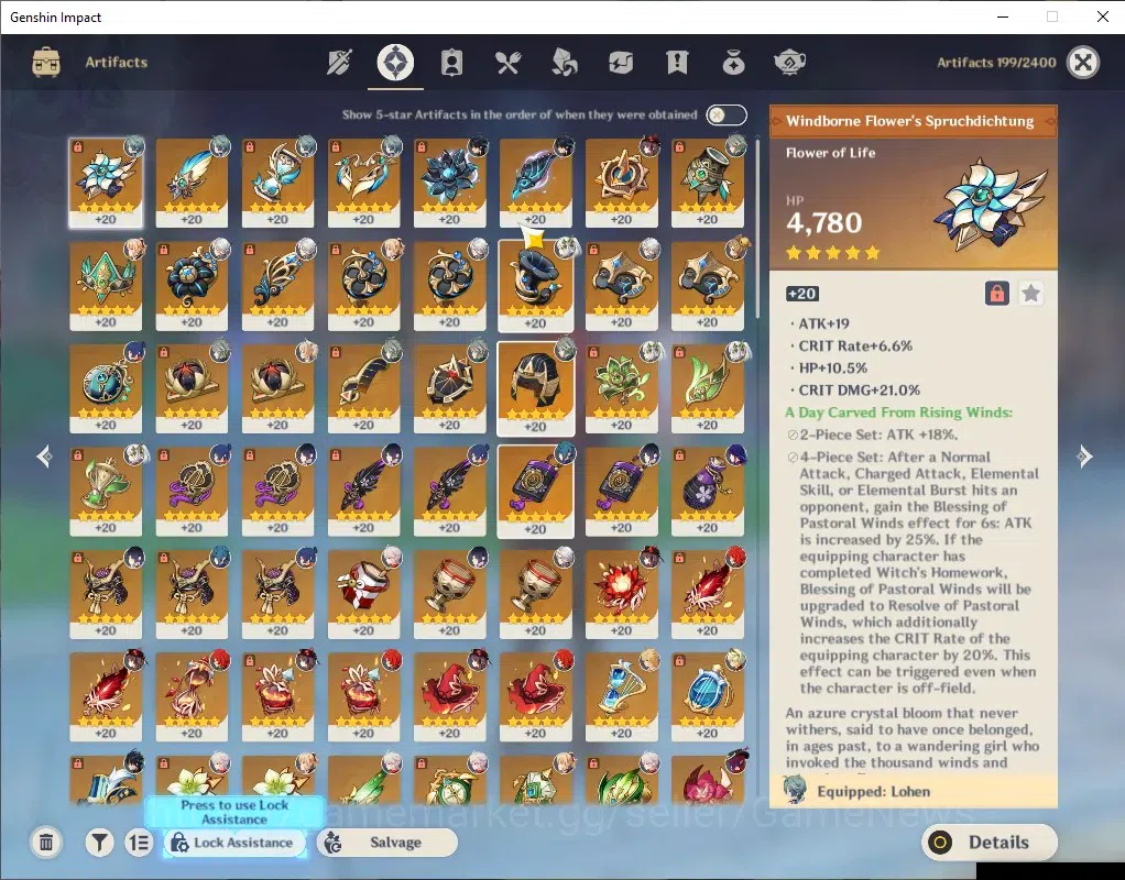 Genshin Impact Accounts ASIA|Free HSR+HI3|AR 57|11 Limited+ 6(*5 Weapon)|L image 5
