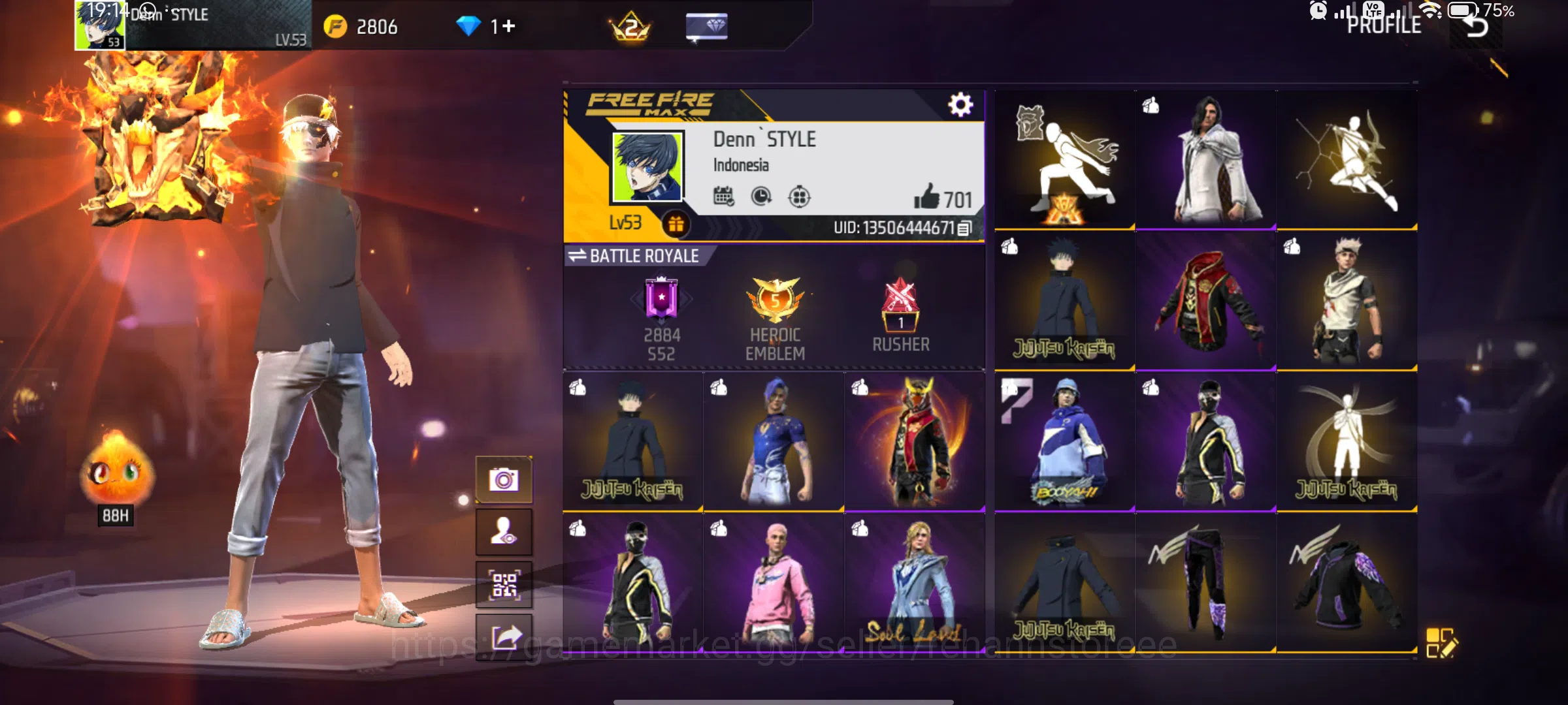 Free Fire Accounts Indonesia | akun vault ganteng | full idaman - murah berkualitas 1