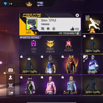 Free Fire Accounts Indonesia | akun vault ganteng | full idaman - murah berkualitas