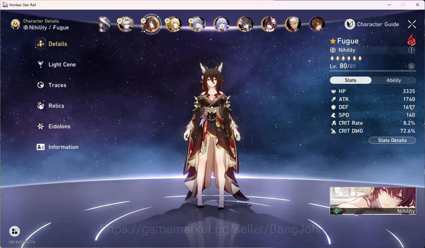 Honkai Star Rail Accounts ASIA | TL70|11 Lim L80|Silver Wolf LV.999,Dan Heng image 12