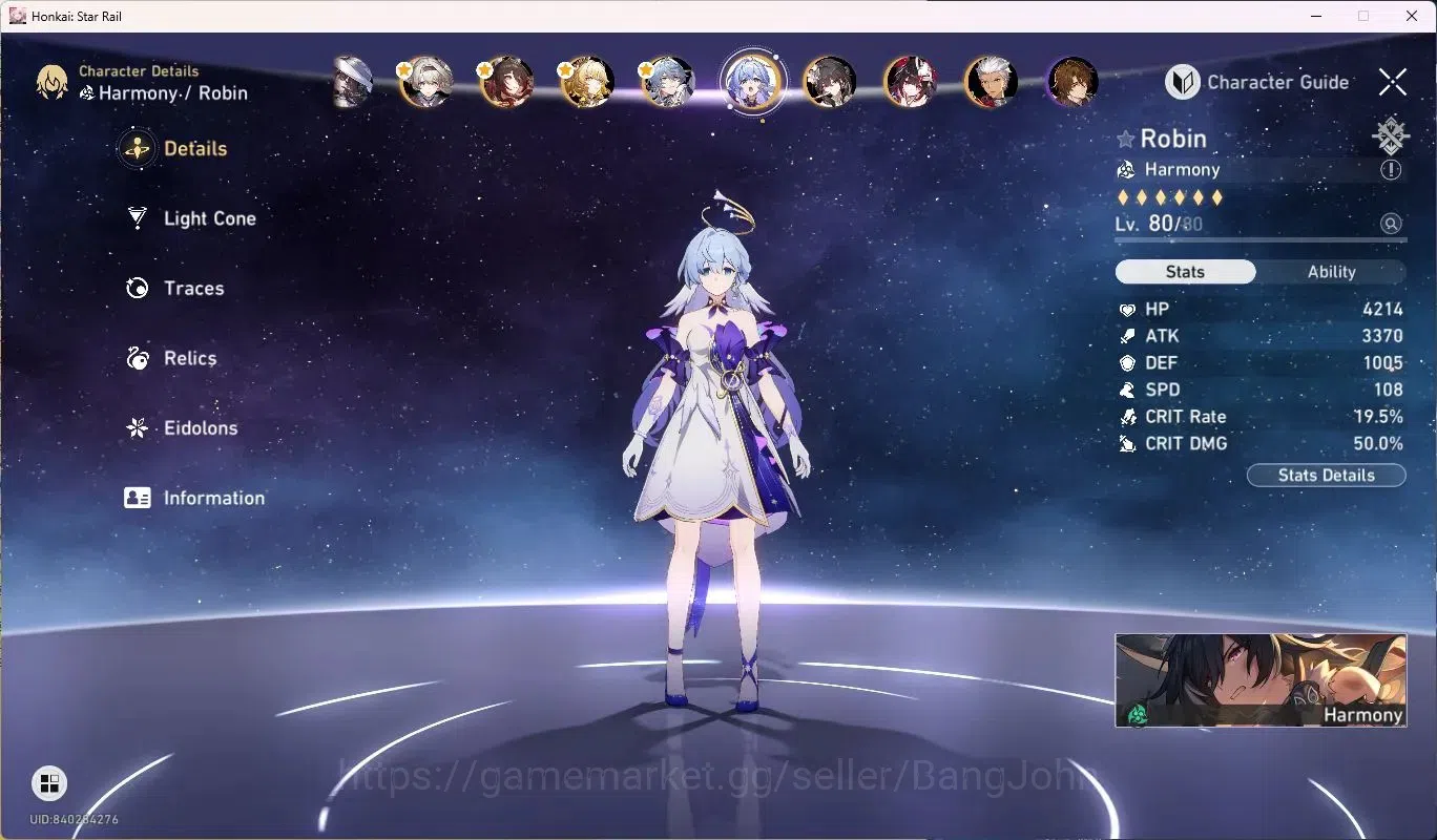 Honkai Star Rail Accounts ASIA | TL70|11 Lim L80|Silver Wolf LV.999,Dan Heng image 15
