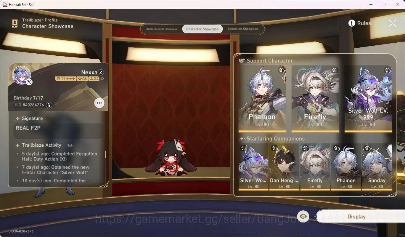 Honkai Star Rail Accounts ASIA | TL70|11 Lim L80|Silver Wolf LV.999,Dan Heng image 2