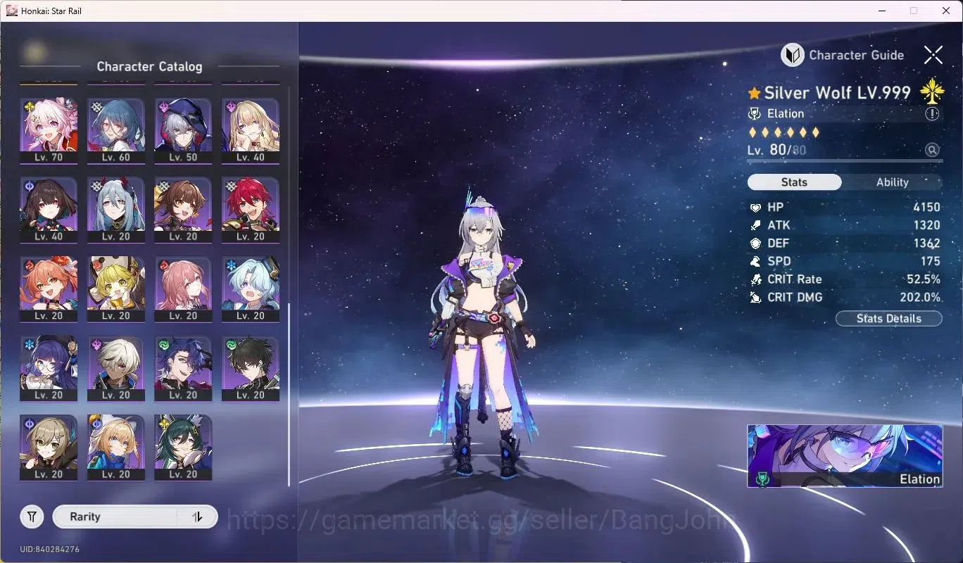 Honkai Star Rail Accounts ASIA | TL70|11 Lim L80|Silver Wolf LV.999,Dan Heng image 6