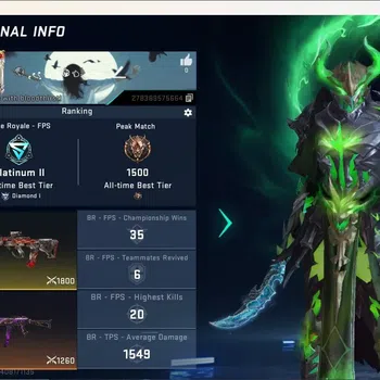 Blood Strike Accounts Others ASIA|Eternal Striker:Volt - DeathClaw|Ultra Melee:DualBlades-Frozen Rebirth|1 Ultra & 10