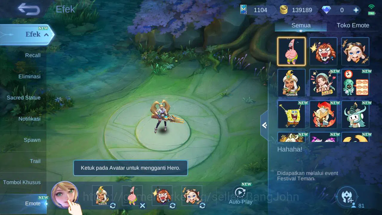 Mobile Legends: Bang Bang Accounts HERO 80+ skin 130+ prime GR, dragon ling, blazing  image 7